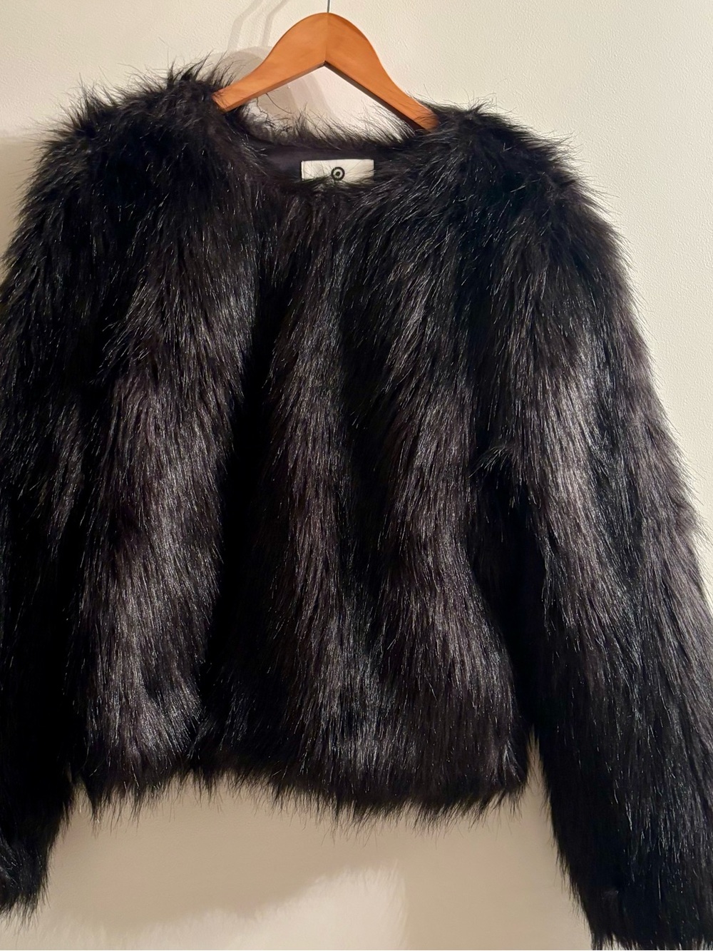 Altuzarra Black Faux Fur Teddy Jacket